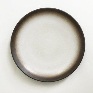 Vintage Edith Heath Ceramics Brown Ombre Single Bread Dessert Plate